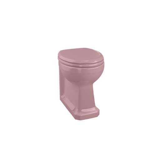 Burlington P14PINK Bespoke Confetti Pink Back to Wall Pan 425 x 360mm - (pan only)