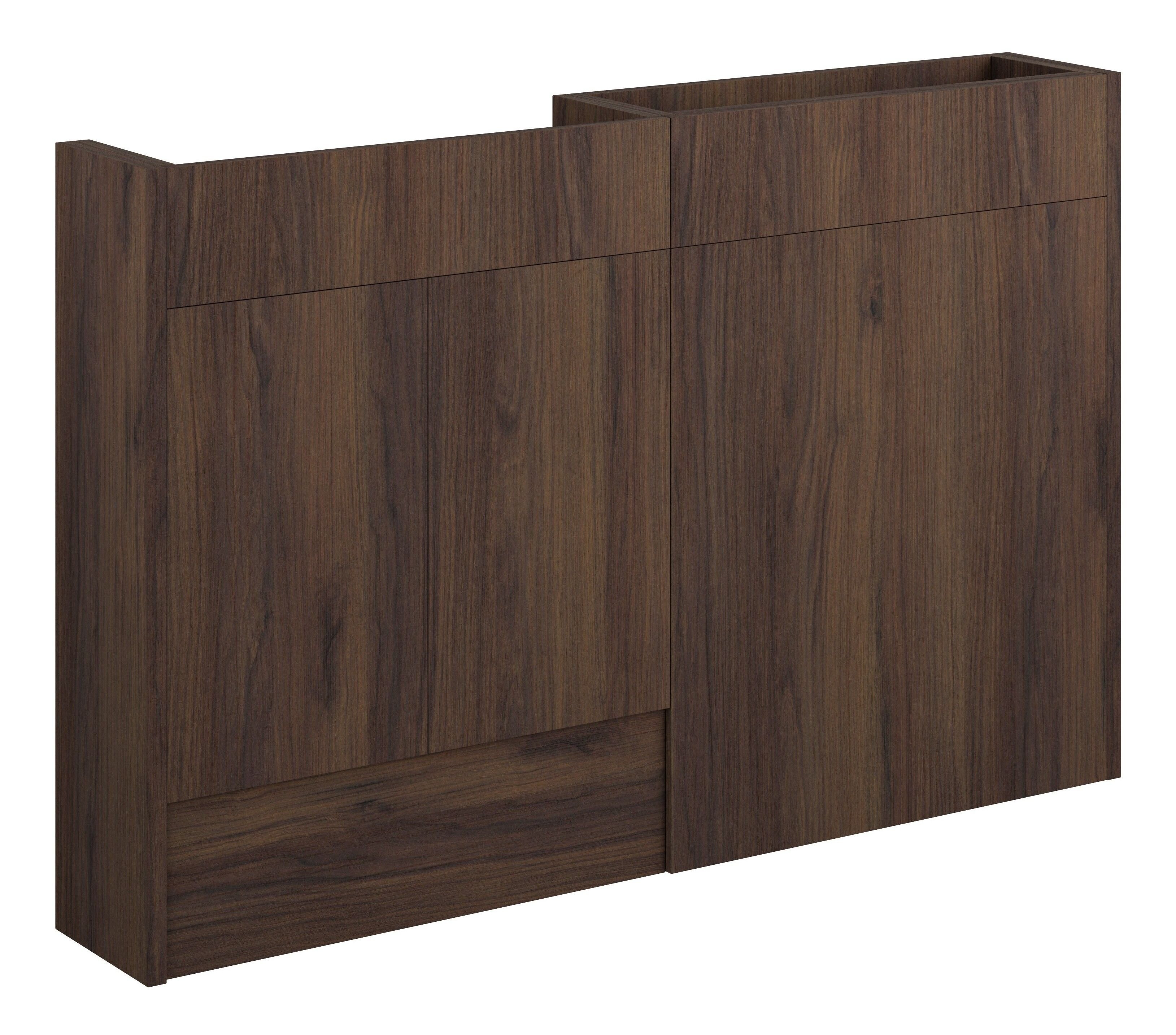 Adula Slim Basin & WC Unit Pack 1236mm Warm Walnut (Oak Cabinet) [PLUM110861]