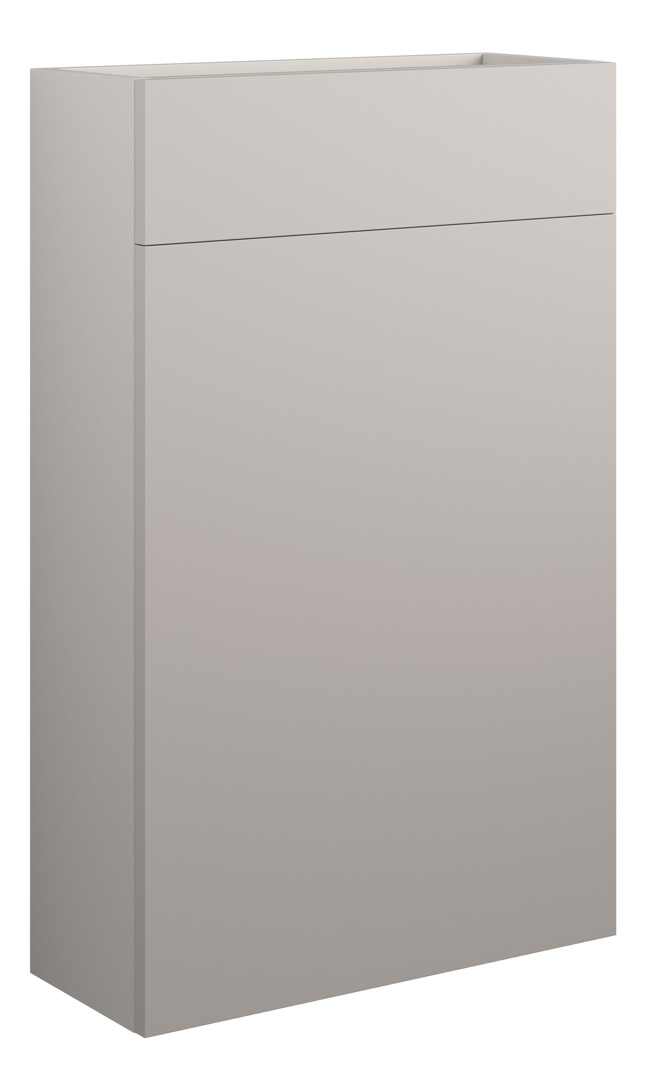 Adula Slim WC Unit 500mm Matt Dove Grey (Grey Cabinet) [PLUM110552]