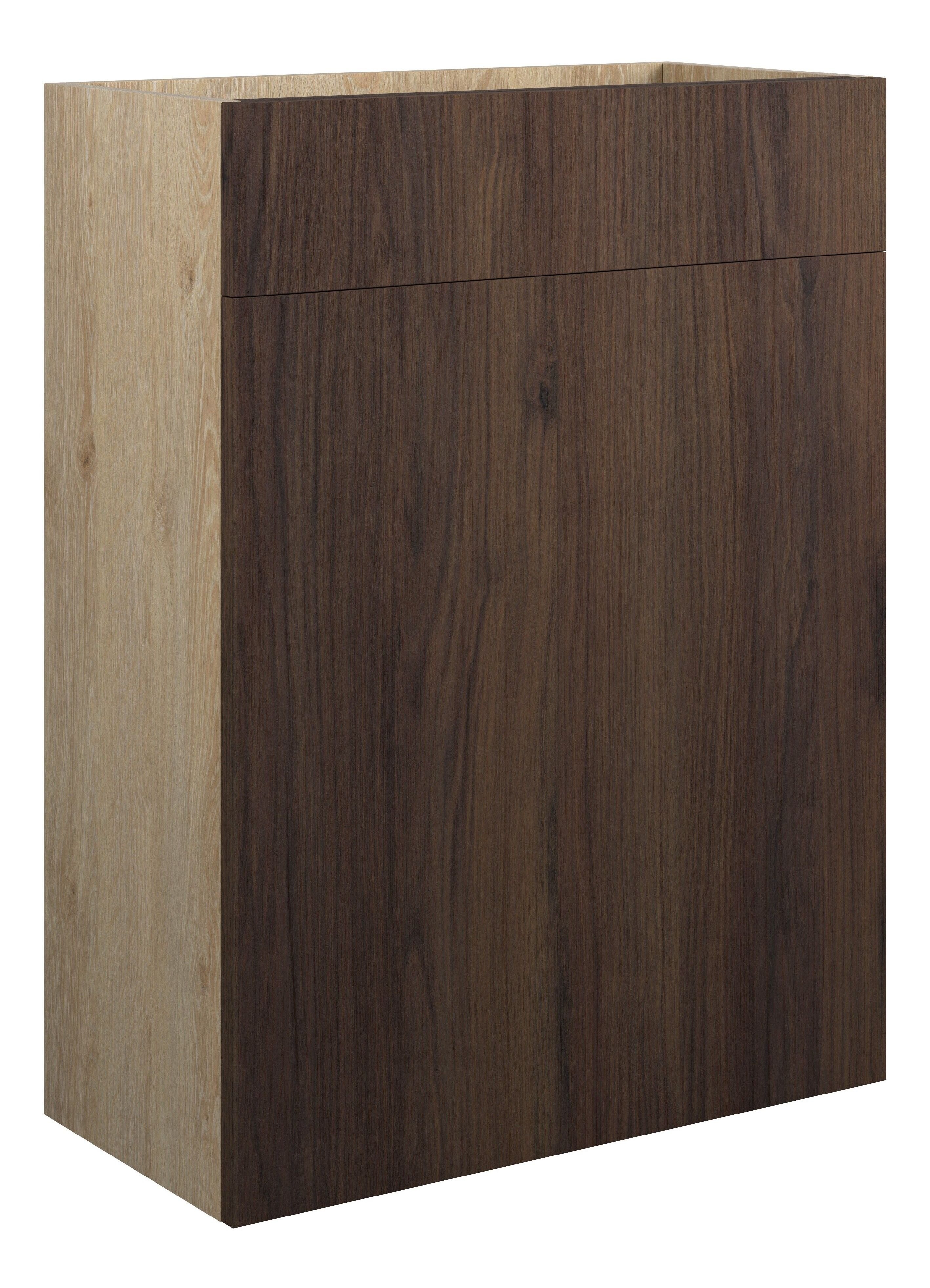 Adula Standard WC Unit 600mm Warm Walnut (Oak Cabinet) [PLUM110846]