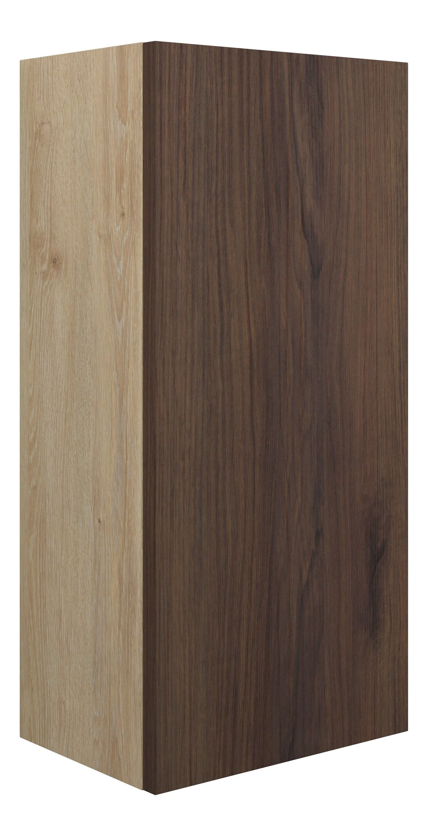Adula Slim Base Unit 300mm (Single Door) Warm Walnut (Oak Cabinet) [PLUM110813]