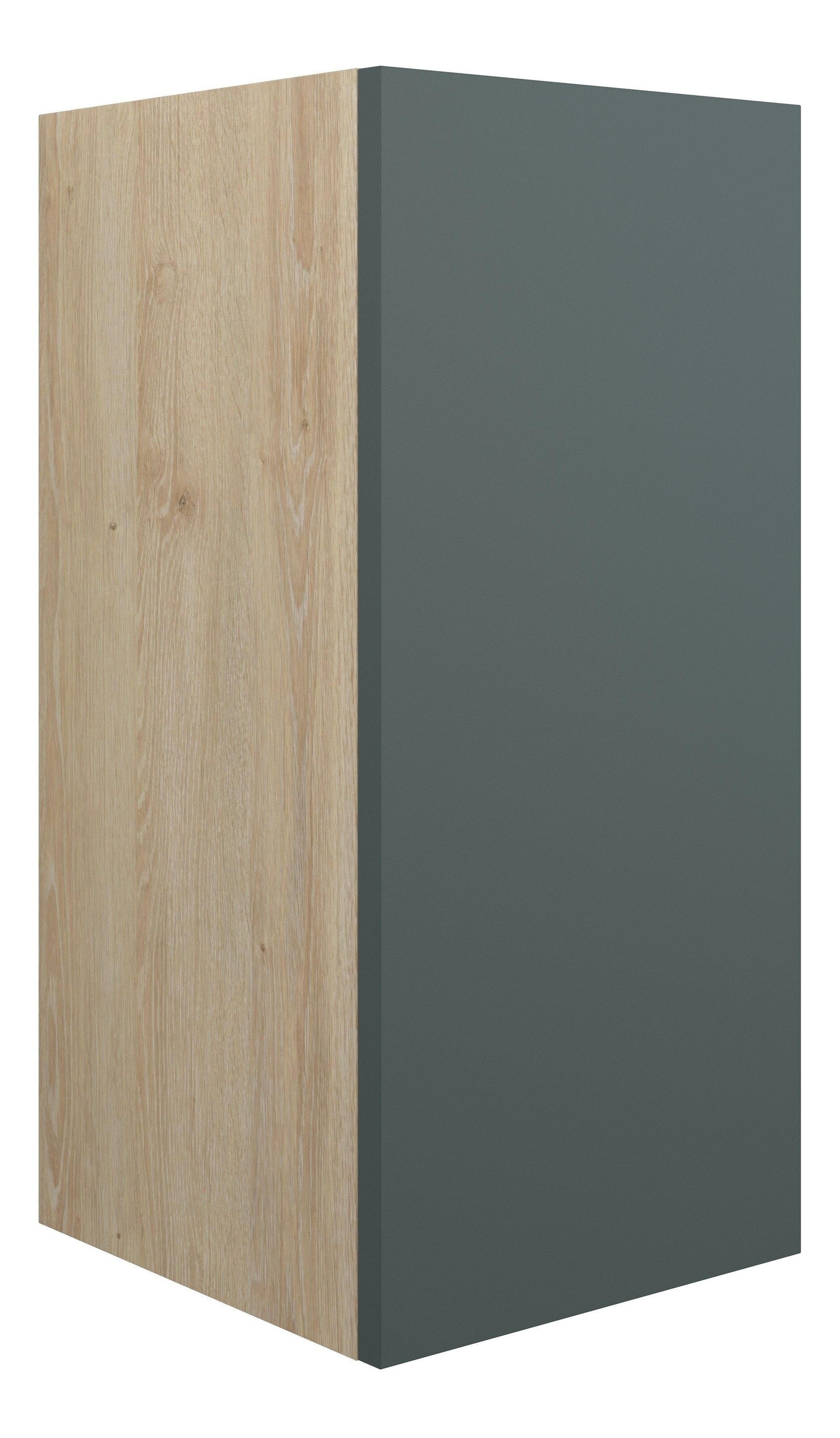 Adula Standard Base Unit 300mm (Single Door) Matt Green (Oak Cabinet) [PLUM110745]