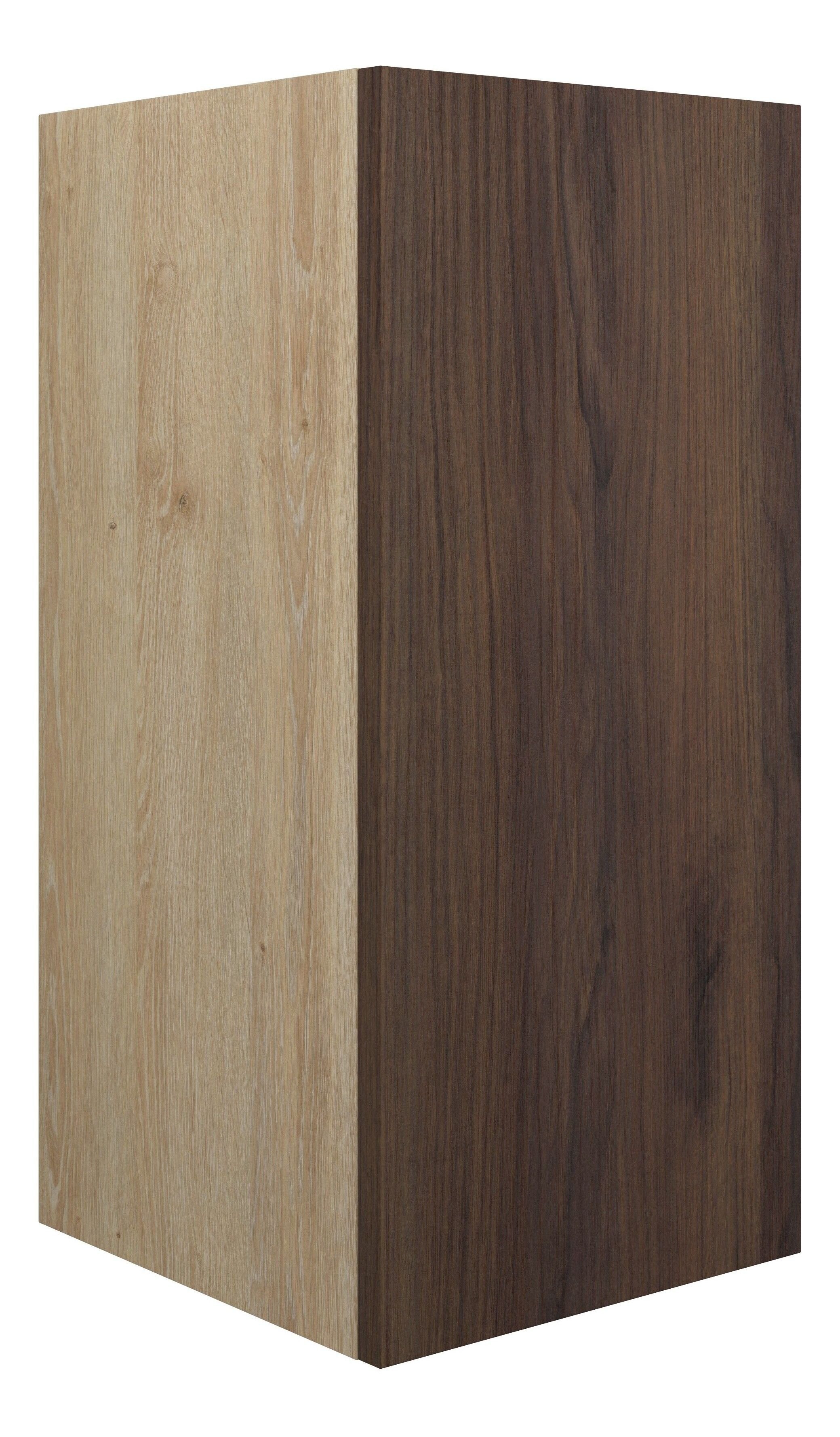 Adula Standard Base Unit 300mm (Single Door) Warm Walnut (Oak Cabinet) [PLUM110816]