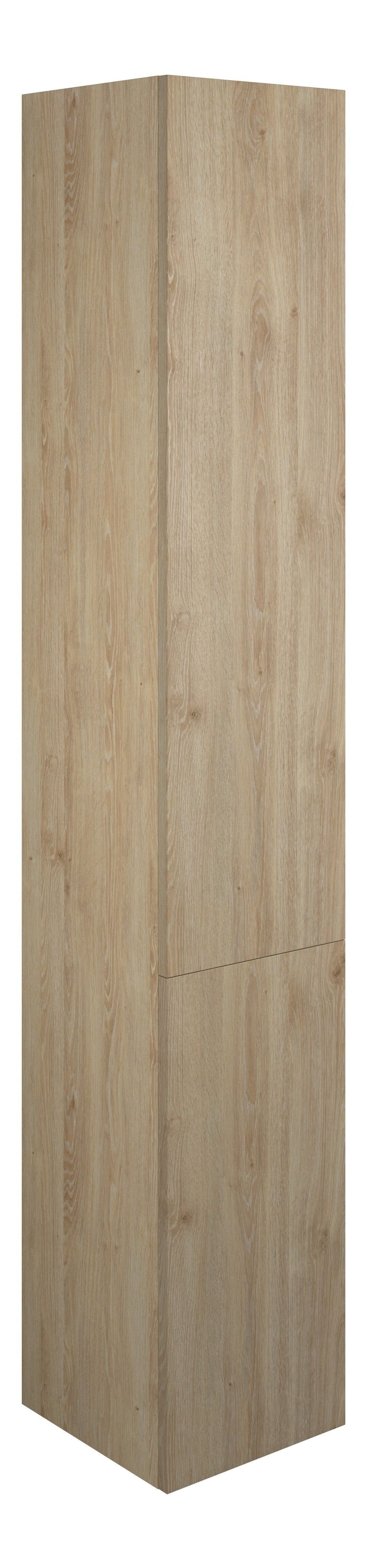 Adula Tall Unit (2 Door) 1760mm Havana Oak (Oak Cabinet) [PLUM110609]