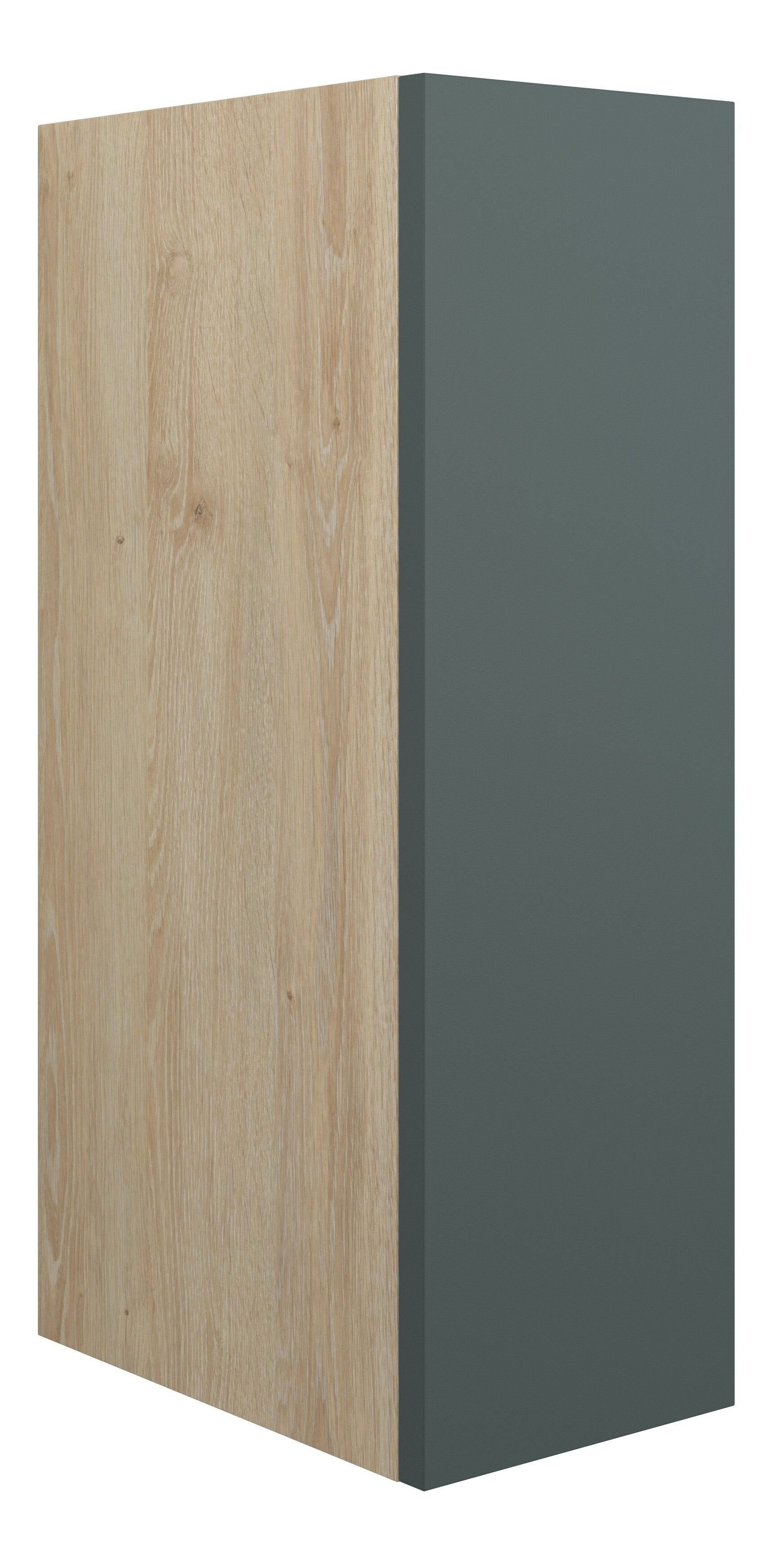 Adula Toilet Roll Unit 200mm Matt Green (Oak Cabinet) [PLUM110739]