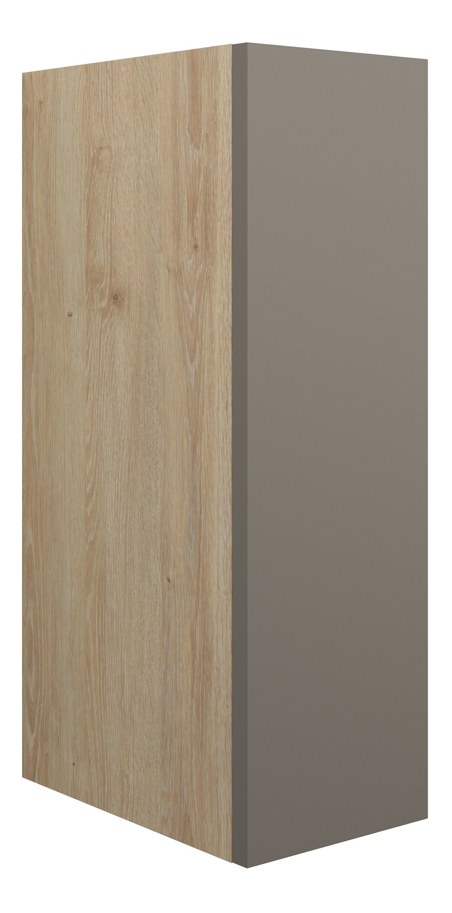 Adula Toilet Roll Unit 200mm Matt Stone (Oak Cabinet) [PLUM110668]