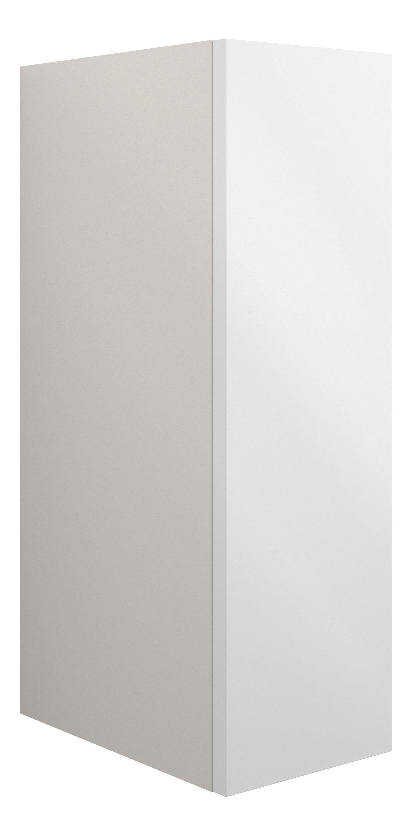 Adula Toilet Roll Unit 200mm White Gloss (Grey Cabinet) [PLUM110383]