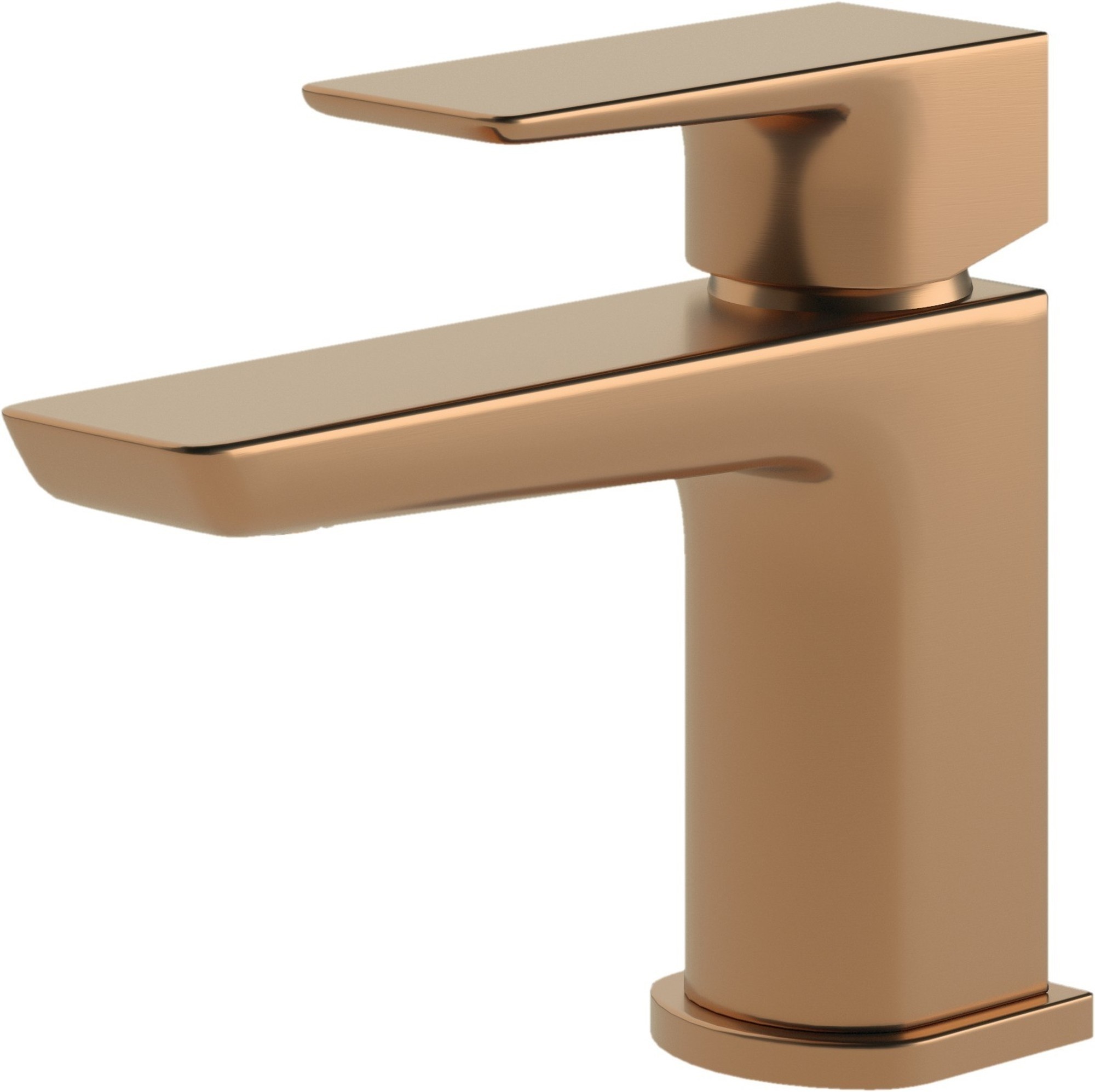 Benevento Mono Basin Mixer Tap with Waste Brushed Bronze [PLUM108993]