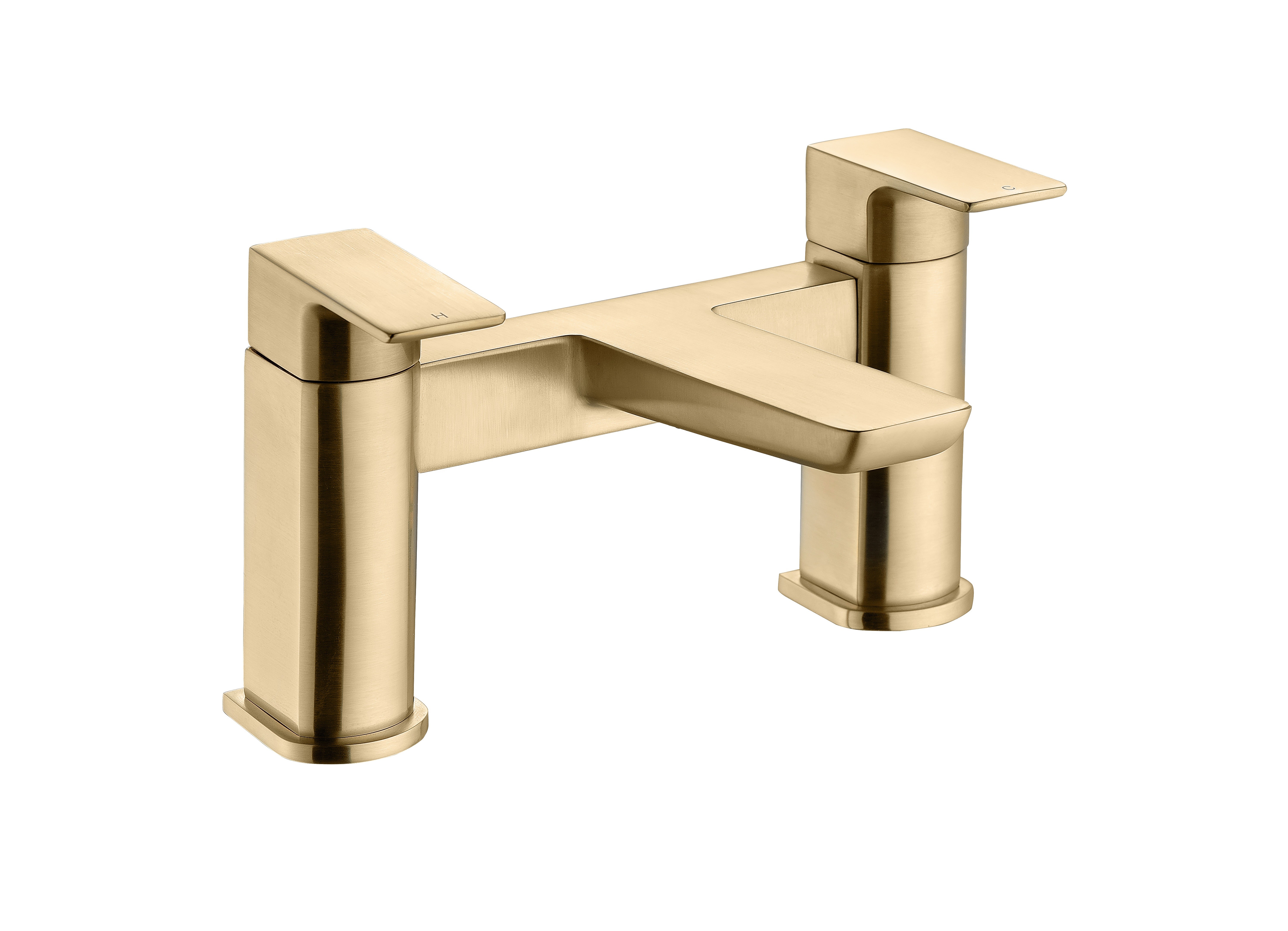 Benevento Bath Filler Tap Brushed Brass [PLUM105809]
