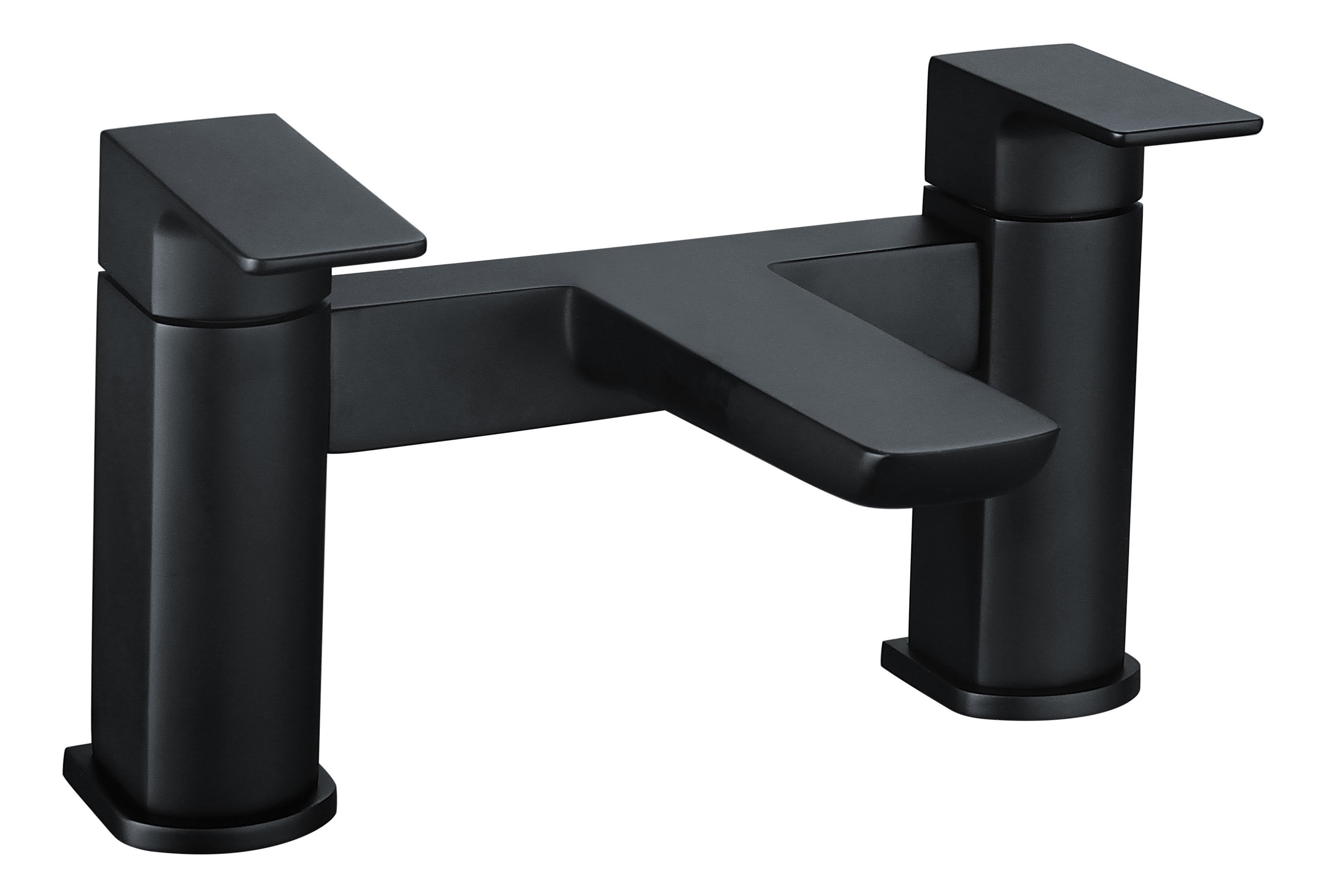 Benevento Bath Filler Tap Matt Black [PLUM105793]