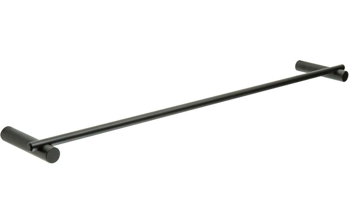 Bologna Towel Rail 450mm Matt Black [PLUM101681]