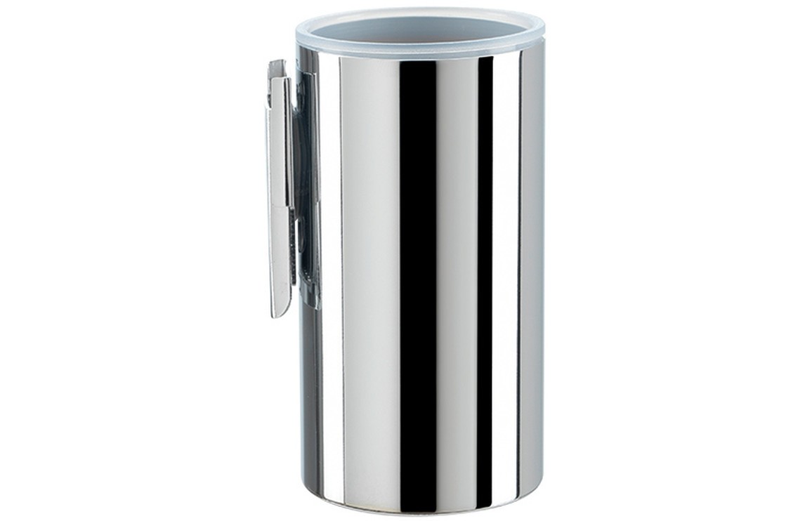 Bologna Wall Mounted Tumbler Chrome [PLUM101676]