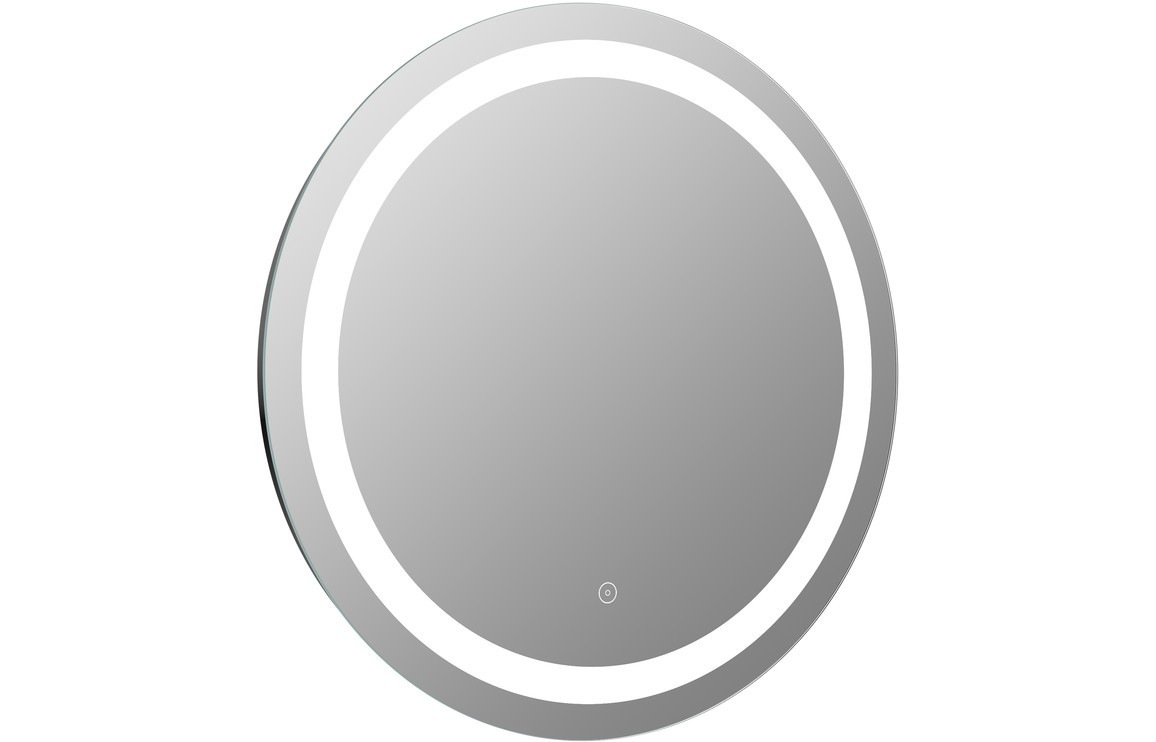 Envie Round Front-Lit LED Mirror 600mm [PLUM106245]