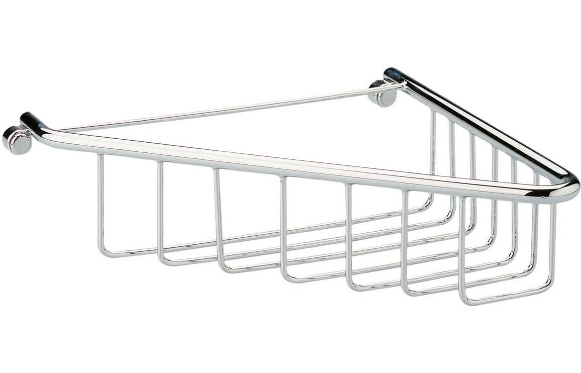 Este 1-Tier Corner Shower Caddy 210 x 188mm Chrome [PLUM101696]