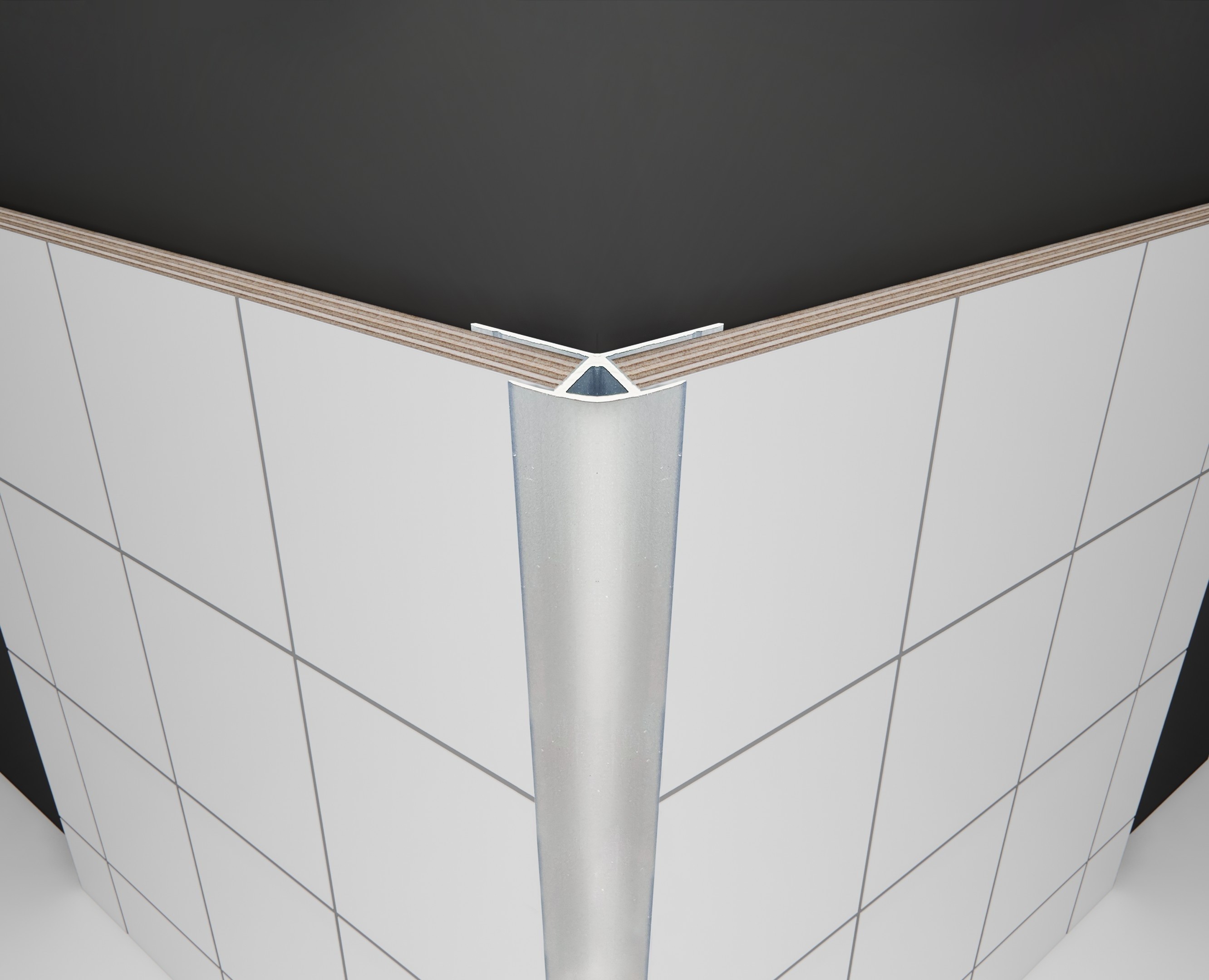 Fibo External Profile 135 Deg 2400mm Aluminium [DIWW0404]