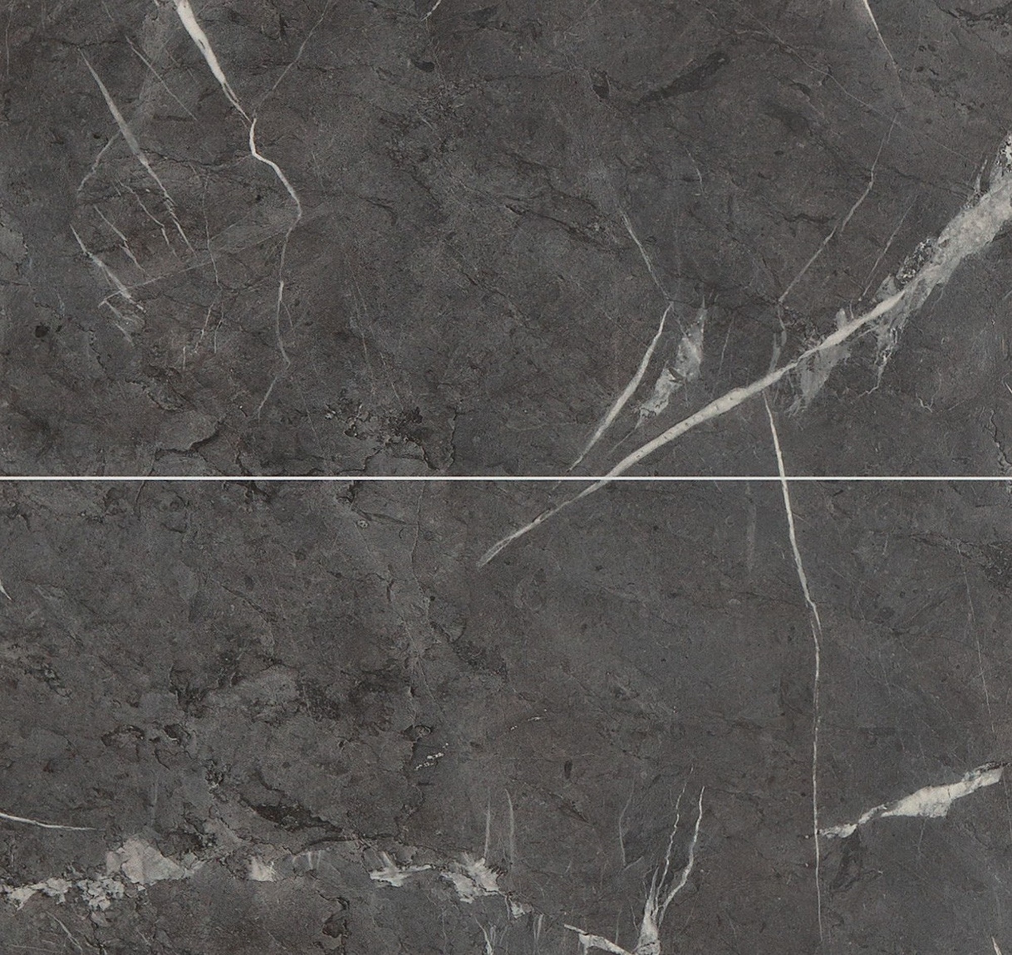 Fibo Marble Aqualock Wall Panel 2400 x 600mm (Tile Effect 600x600mm) Black [DIWW0138]