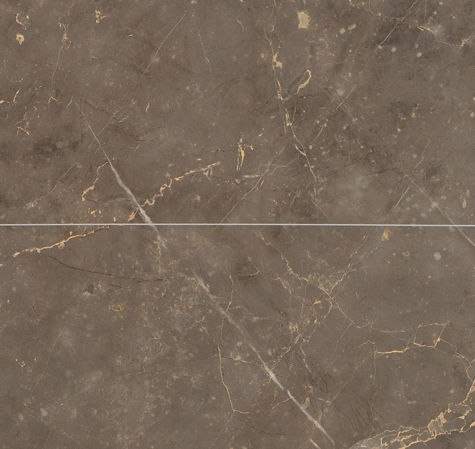 Fibo Marble Aqualock Wall Panel 2400 x 600mm (Tile Effect 600x600mm) Golden Brown [DIWW0142]