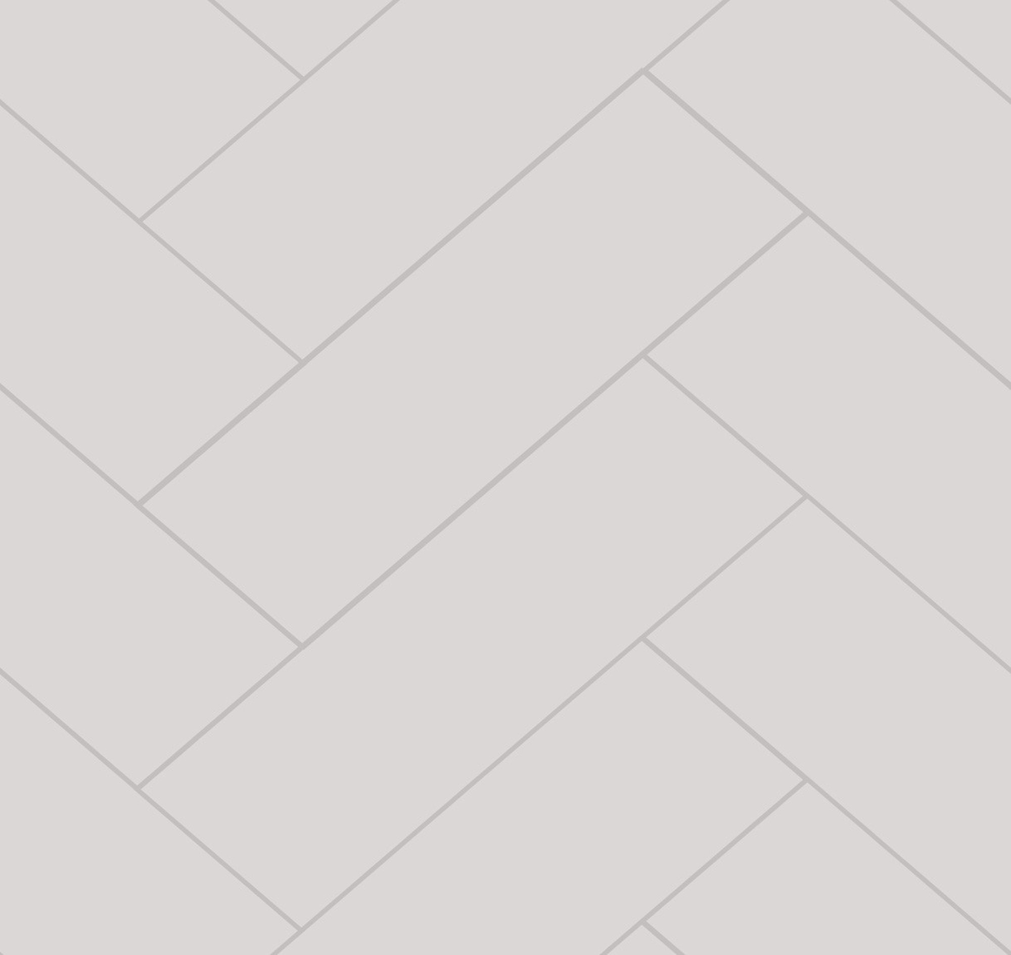 Fibo Urban Aqualock Wall Panel 2400 x 600mm (2 Pack) (Herringbone Effect 400x100mm) White Silk [DIWW0350]