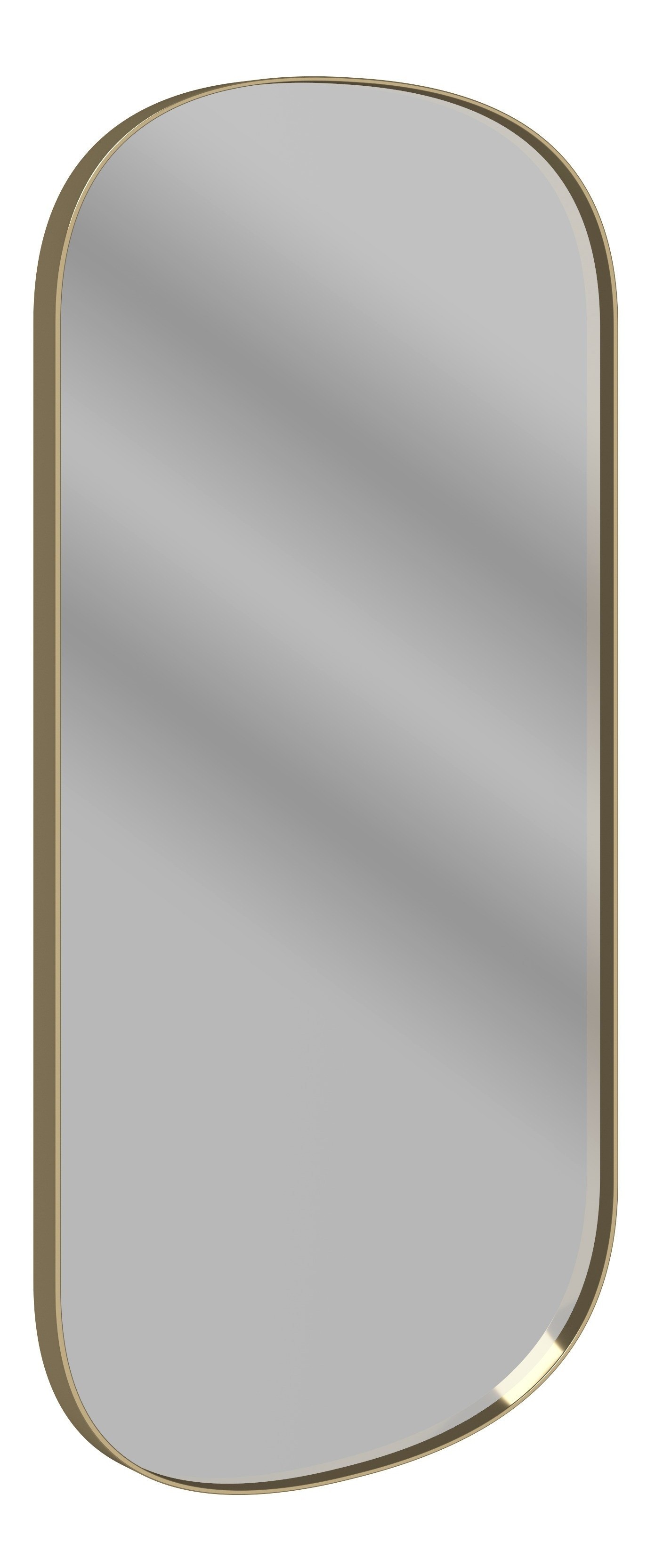 Isso Oblong Mirror 800 x 400mm Brushed Bronze [PLUM106265]