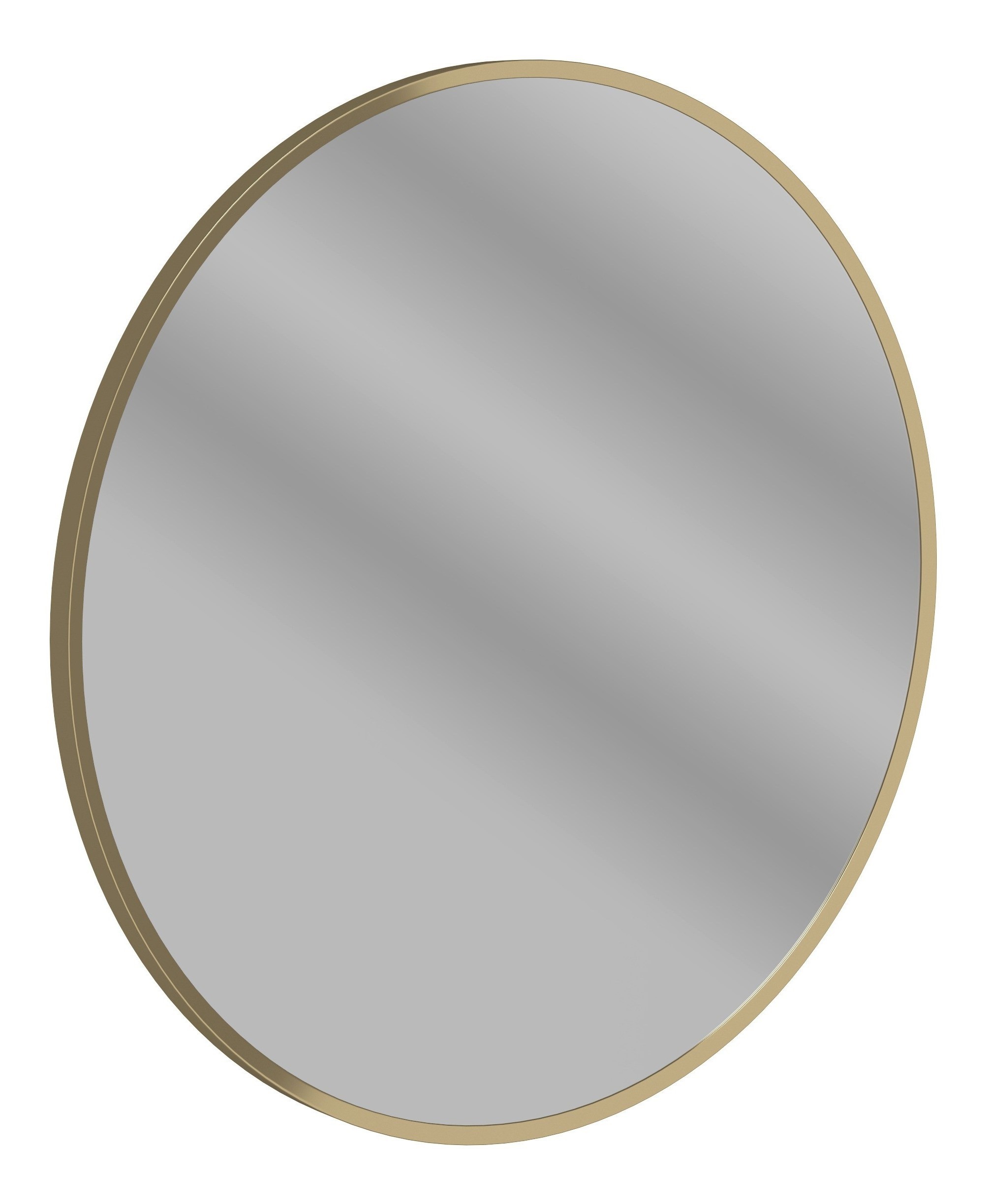 Isso Round Mirror 600mm Brushed Bronze [PLUM106260]
