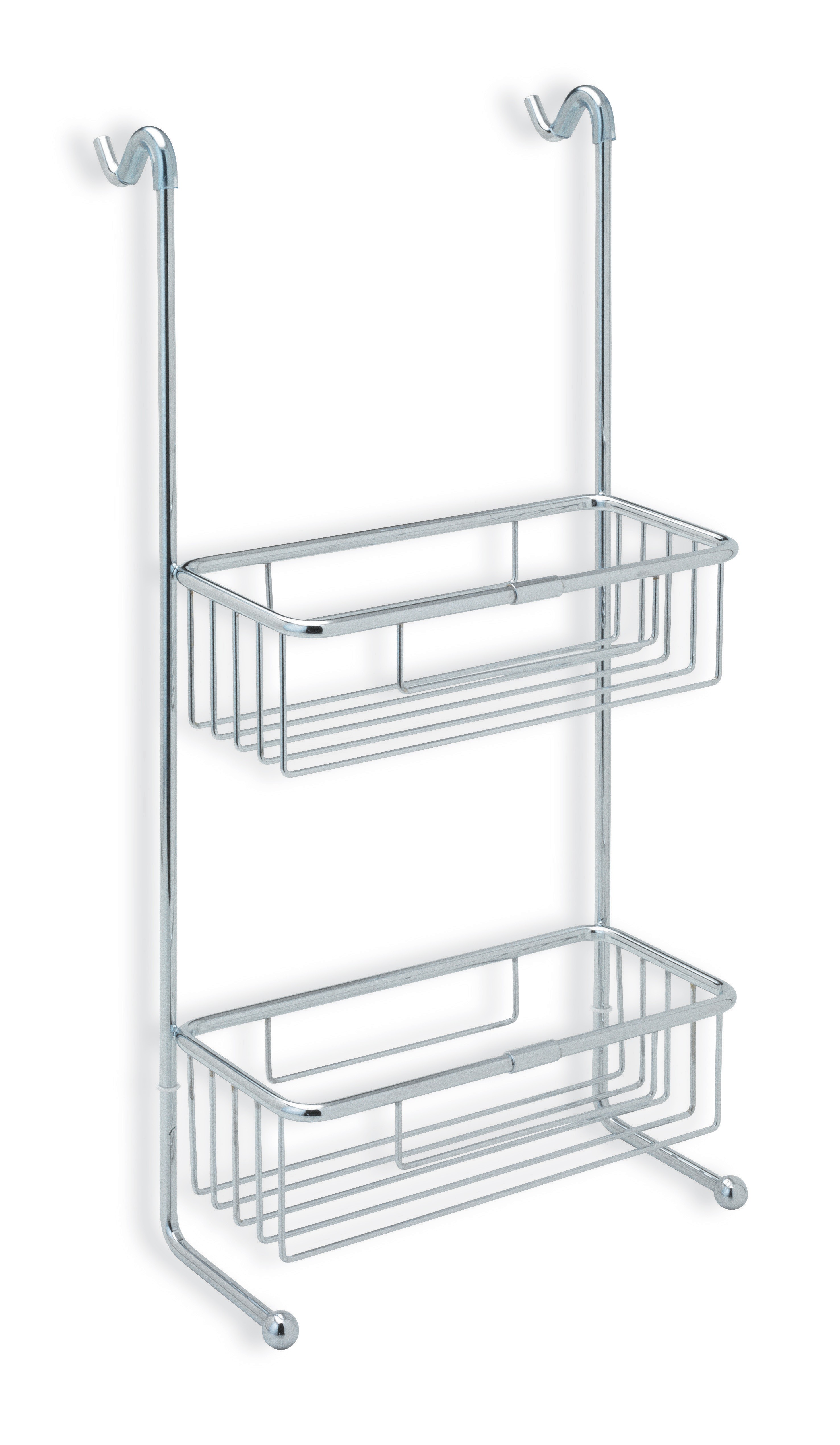Milazzo 2-Tier Shower Caddy 250 x 175mm Chrome [PLUM101700]