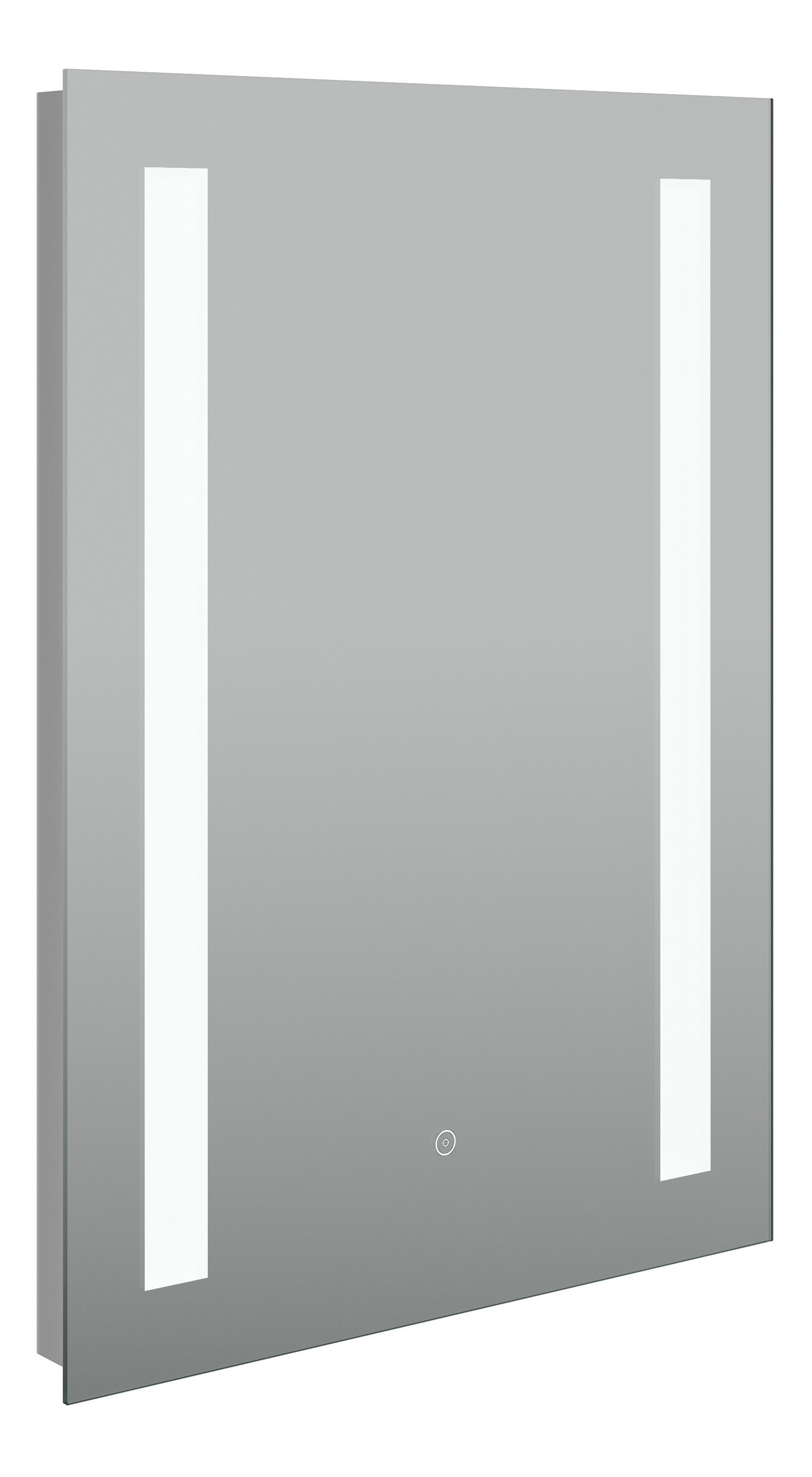 Moderna Rectangular Front-Lit LED Mirror 800 x 600mm [PLUM106274]