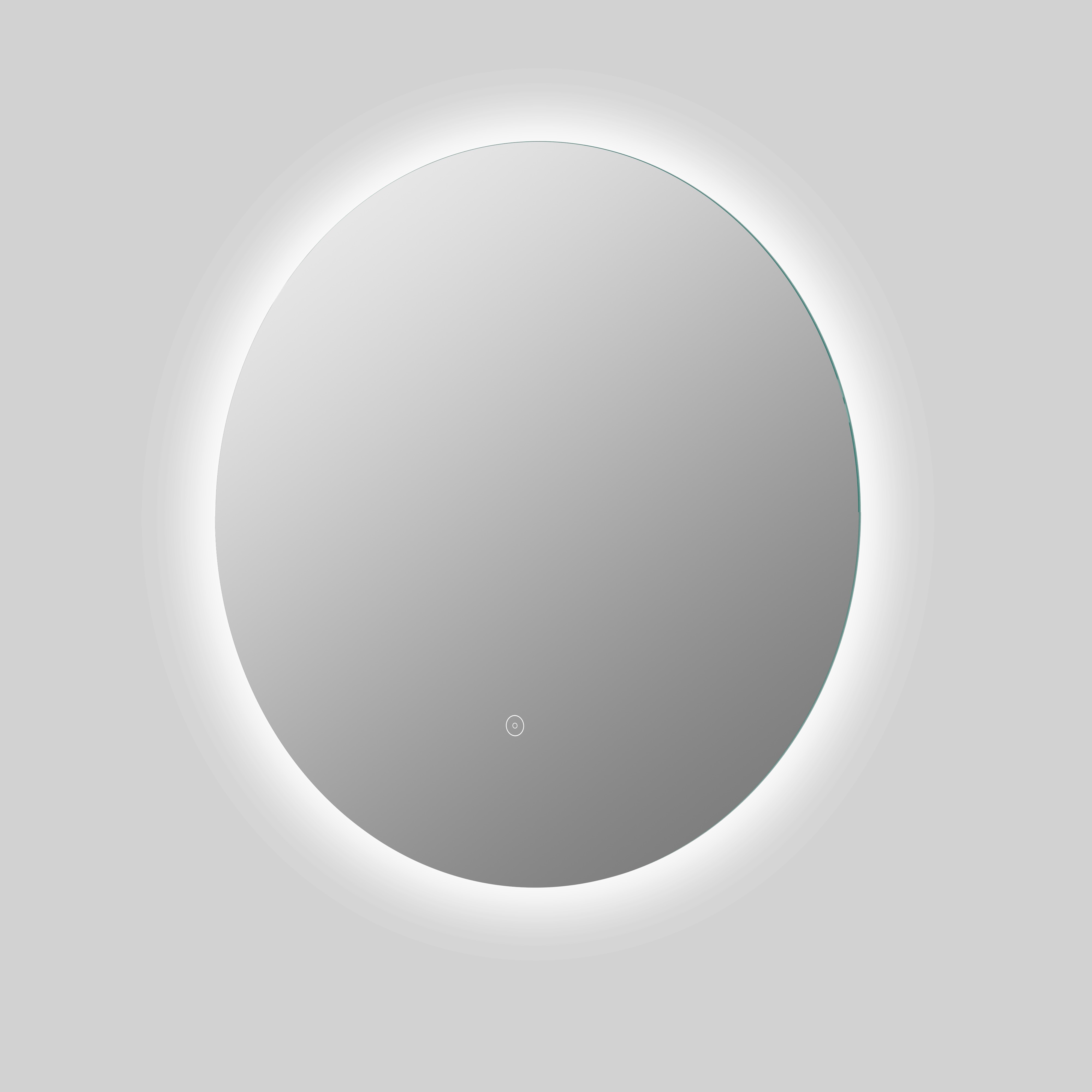 Sardinia Round Back-Lit LED Mirror 800mm [PLUM106280]