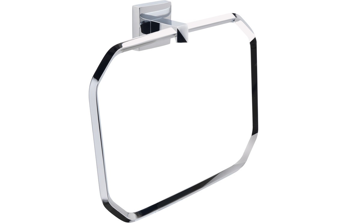 Verbania Towel Ring 250mm Chrome [PLUM101669]