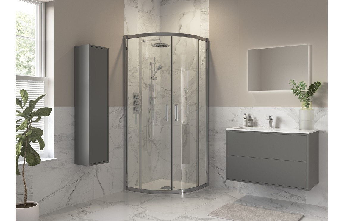 Imola 900x900mm 2 Door Quadrant [PLUM3823]