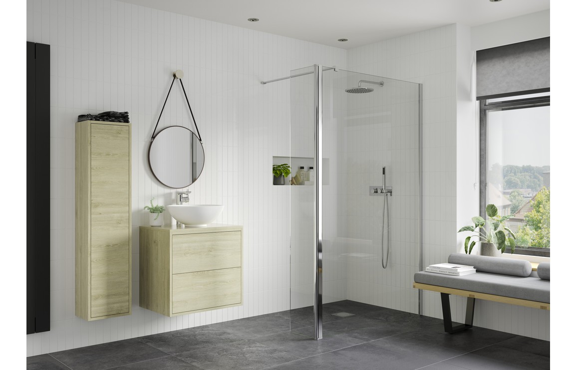 Imola Optional 330mm Rotatable Wetroom Panel (Retrofit) [PLUM103399]
