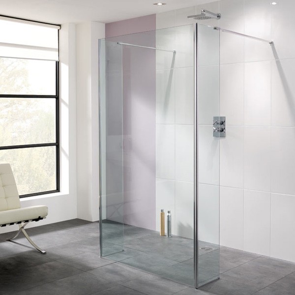 Lakes LK819-095S Walk-In Riviera 8mm Frameless Shower Panel 950x2000mm
