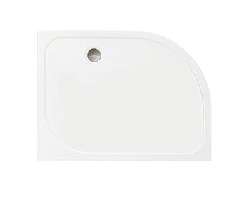 Merlyn Touchstone Right Hand Offset Quadrant Shower Tray 1200x800mm White [S128QRTO]
