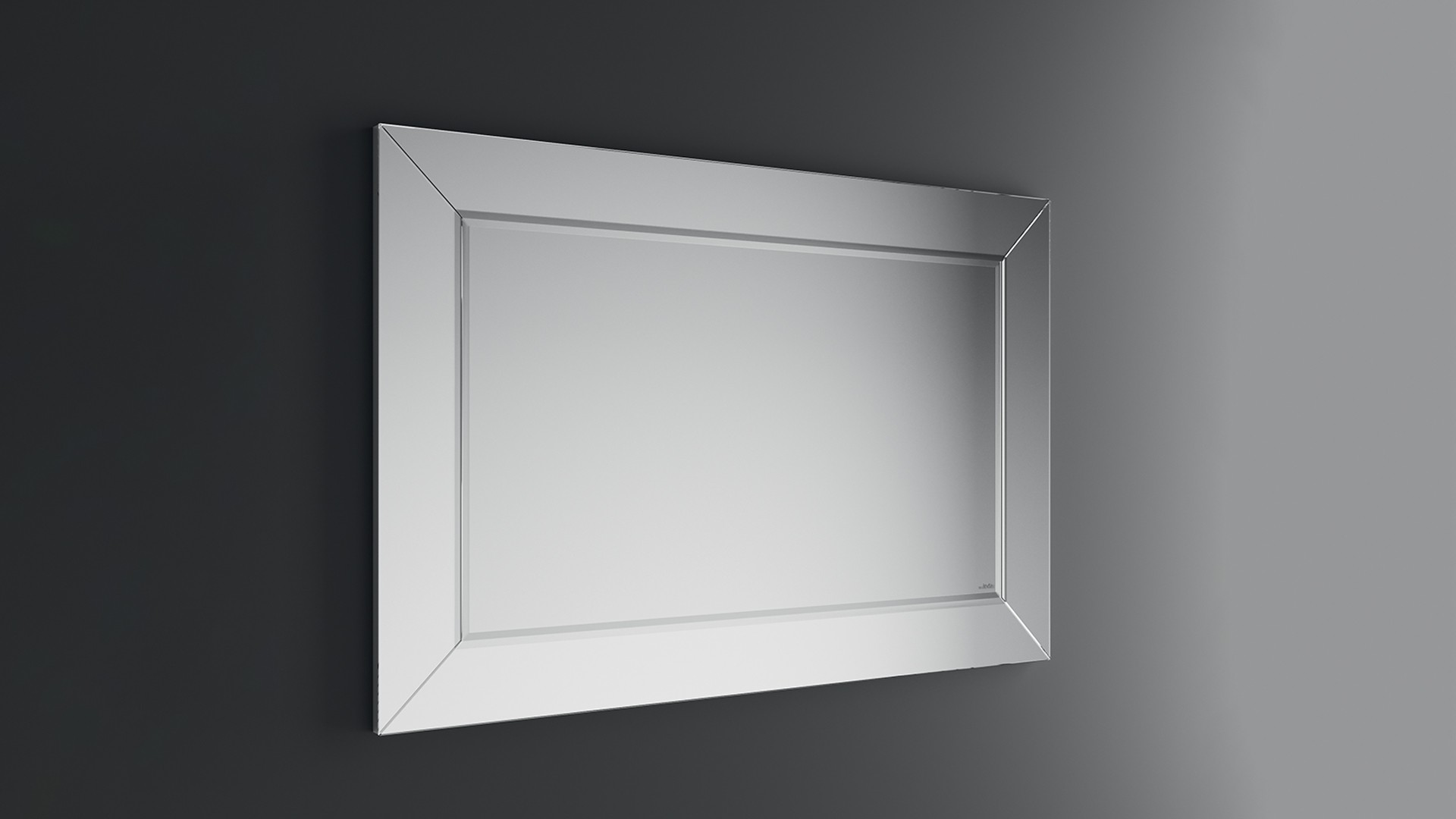 Inda Square Mirror with Polished Bevelled Edge 80h x 120cm [S810016]