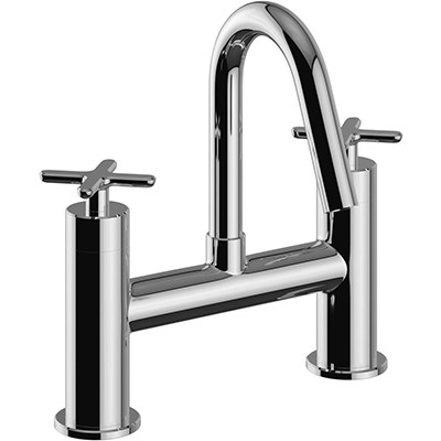 Heritage Salcombe Bath Filler Chrome [TSACC07]