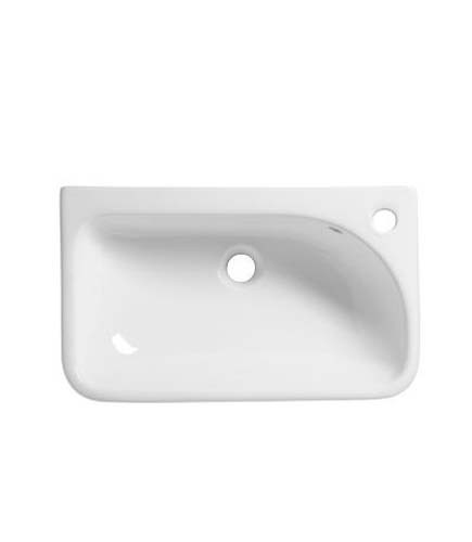 Tavistock SCSB452S Structure 550mm Basin - 1 right hand tap hole - White 