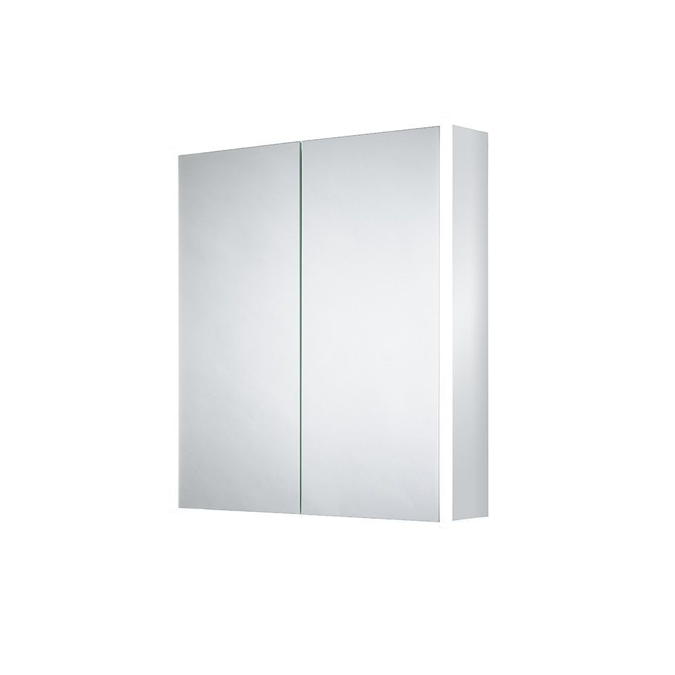 Sensio SE30794C0 Ainsley Illuminated Double Door Mirrored Cabinet 664x700mm