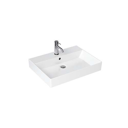 Britton SHR016 Shoreditch Frame Basin 600mm 1 Taphole White (Brassware NOT included)
