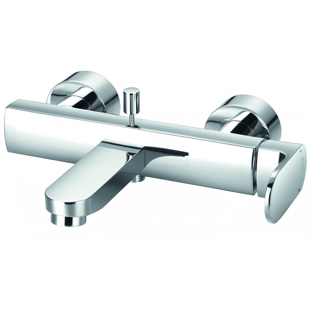 Flova SMWMBSM Smart Wall Mounted Single Lever Bath & Shower Mixer (Excludes Kit) Chrome