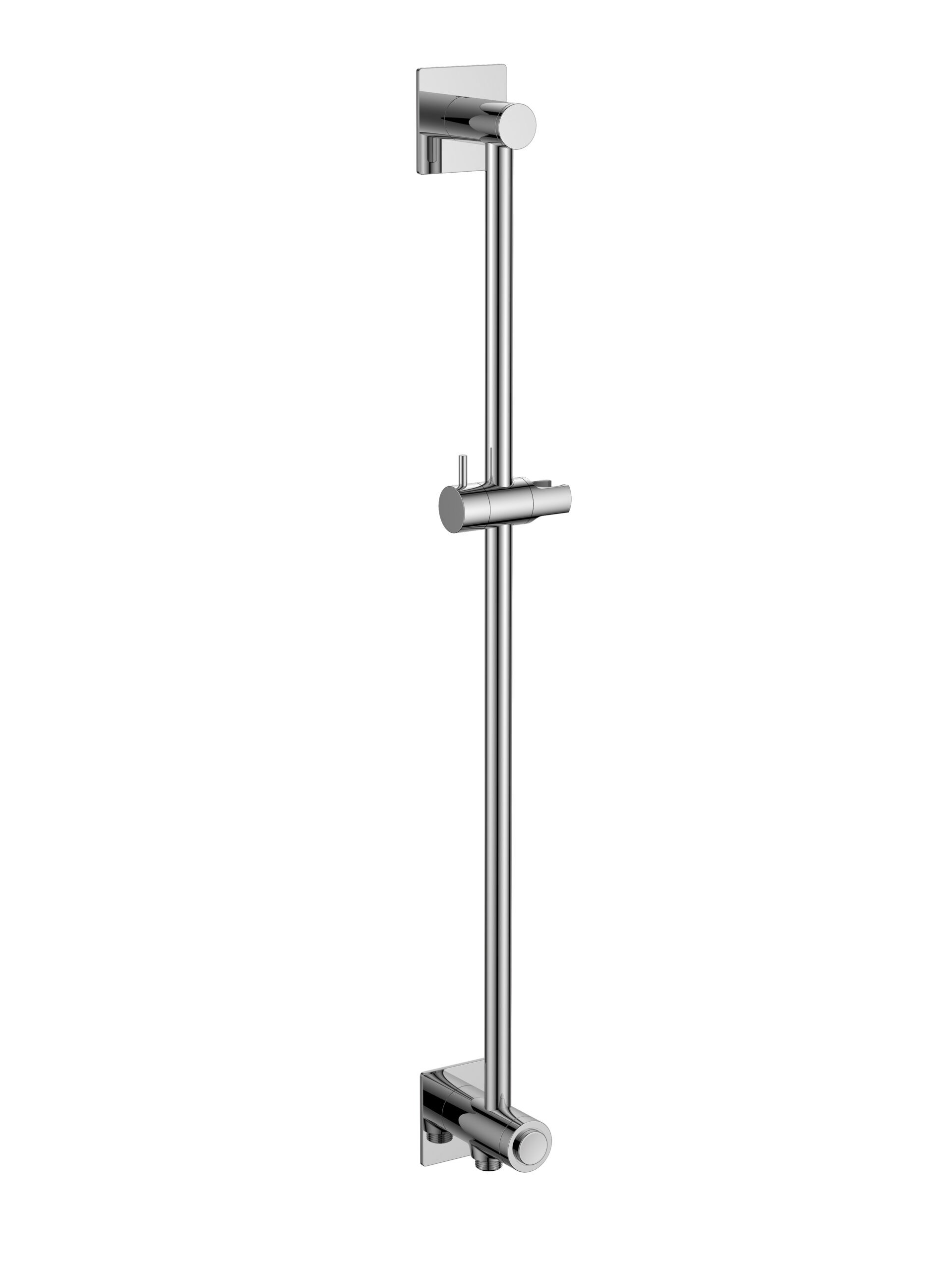 Flova GoClick Slide Rail with Flow Control Square Chrome [SRGOSS-V]