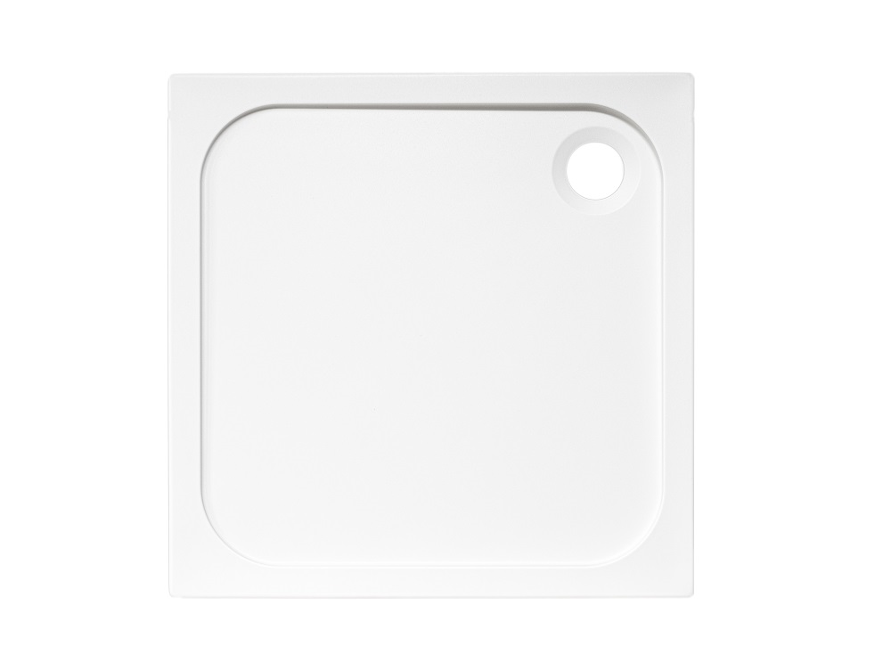 Merlyn Touchstone Anti-Slip Square Shower Tray 800mm White [S80SQASTO]