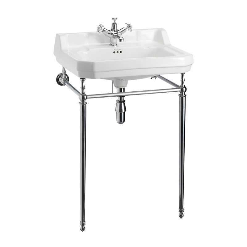 Burlington T23ACHR Basin Wash Stand (for 610mm Basins) Chrome (Basin NOT Included)