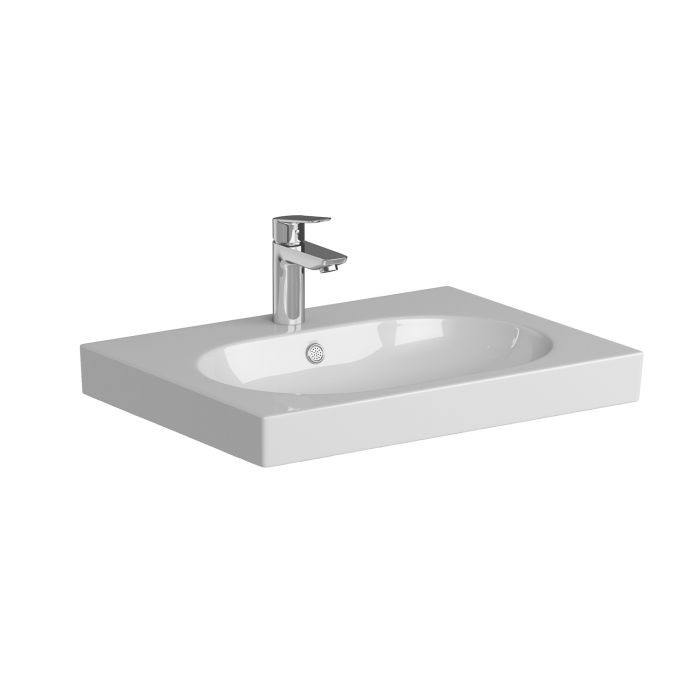 Tissino Angelo Wash Basin 600mm 1 Taphole (Brassware NOT Included) [TAN-212]
