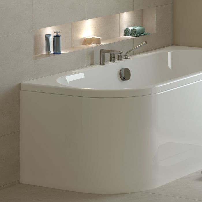 Tissino Angelo Premium Right/Left Hand Front Bath Panel 1600 x 700mm (Bath NOT Included) [TAN-308]