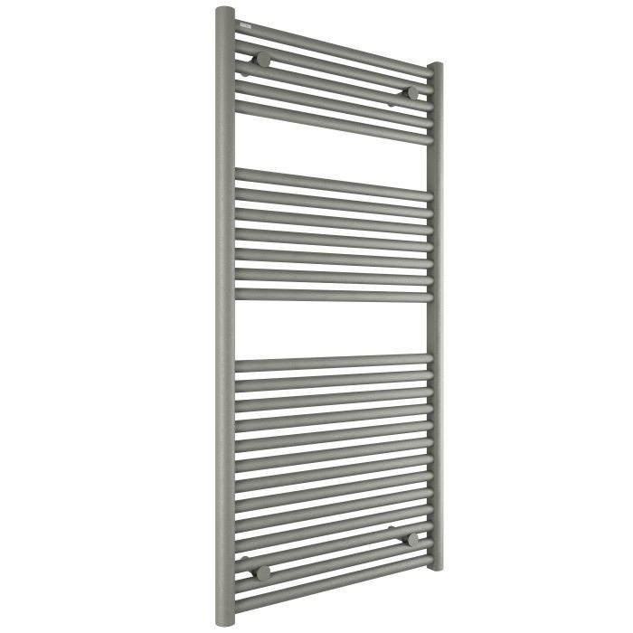 Tissino Hugo2 Electric Towel Radiator with Standard Element 1212 x 600mm Lusso Grey [THU-705-LG]