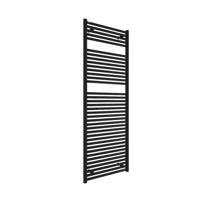 Tissino Hugo2 Electric Towel Radiator with Temperature Regulating Element 1652 x 600mm Matt Black [THU-608-MN]