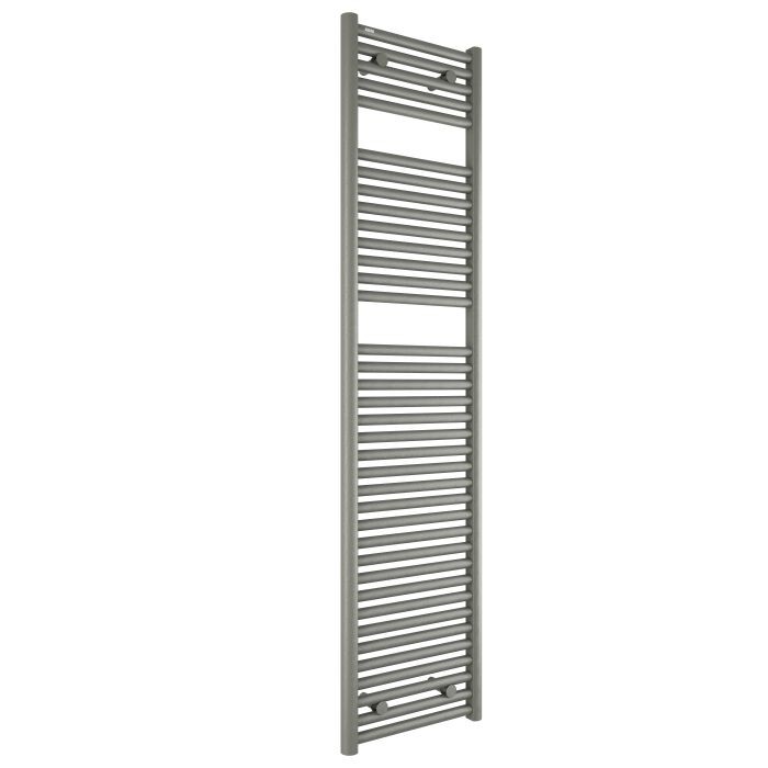 Tissino Hugo2 Electric Towel Radiator with Standard Element 1652 x 400mm Lusso Grey [THU-711-LG]