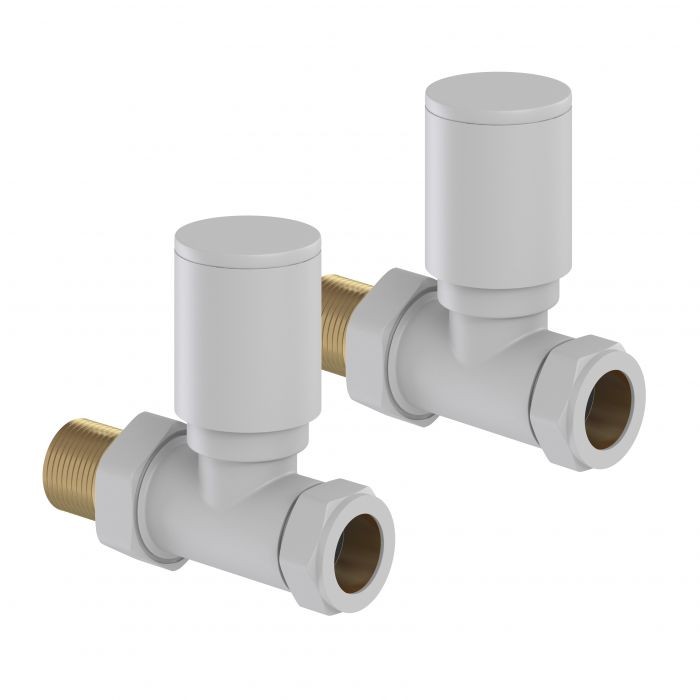 Tissino Hugo2 Straight Valves (Pair) Mont Blanc [THU-207-MB]