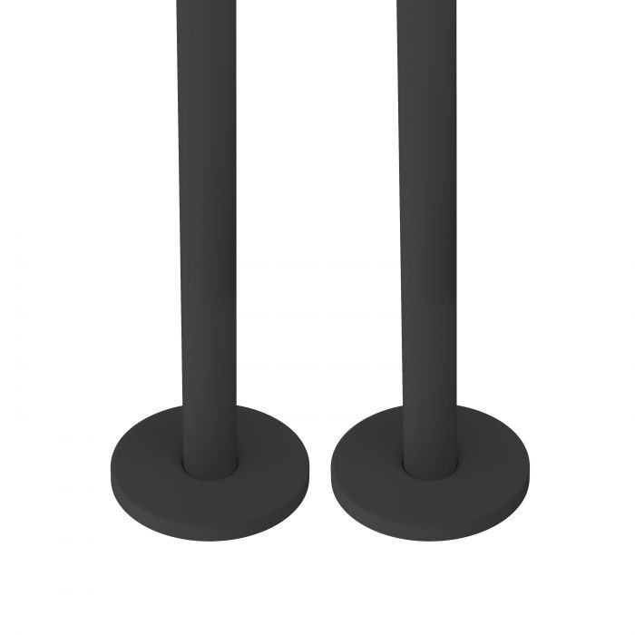 Tissino Hugo2 Pipes & Shrouds (Pair) Matt Black [THU-208-MN]