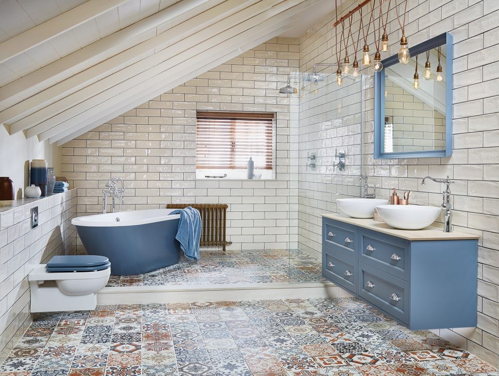 Brick shop effect tiles