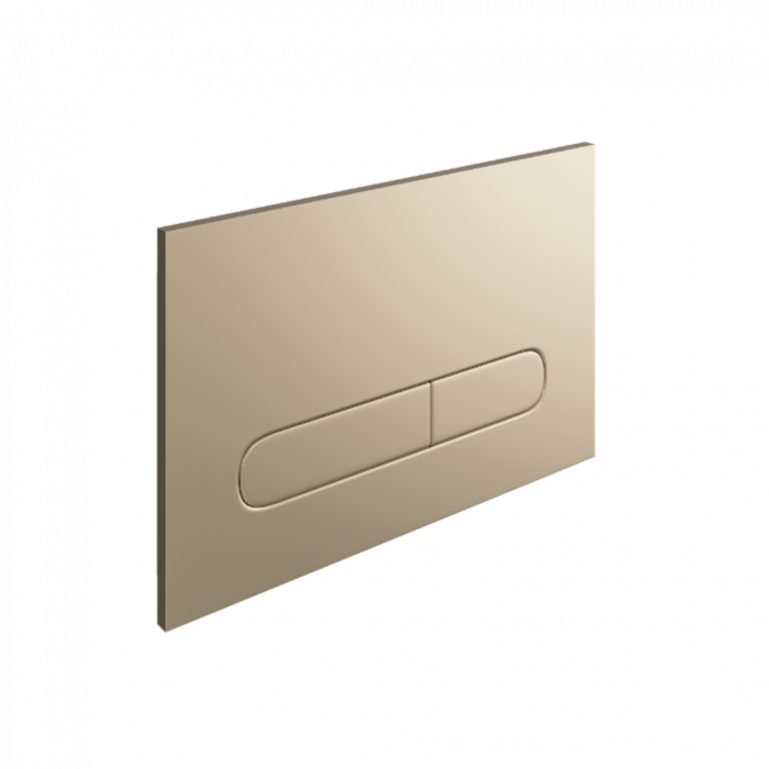 Tissino Rocco2 Curvo Wall Plate Brushed Brass [TRC-201-BB]